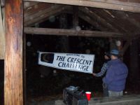 Andy and Justin set up the official Signage.
