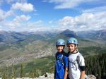 Scout and Dallia on top of the world
