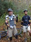 Eric and Navigator ponder some vista, while Andy models latest in roller ball armor.