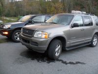 A precursor of things to come - Andy's stricken Explorer spills its guts on the tarmac.