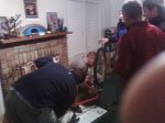 ...then promptly turn their backs on him and attend Kent's stricken bike.
