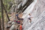 Scout being lowered off of Fine Line