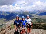 3/4 of the way up the Guides Ridge route on Mt. Crested Butte