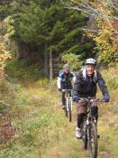 Herr Eimer and Justin - all smiles on the descent.
